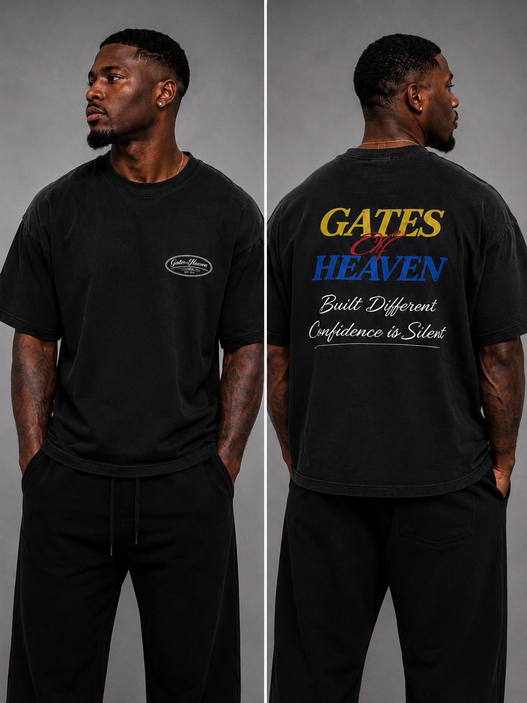 Built Different Boxy Drop Sleeve Tee