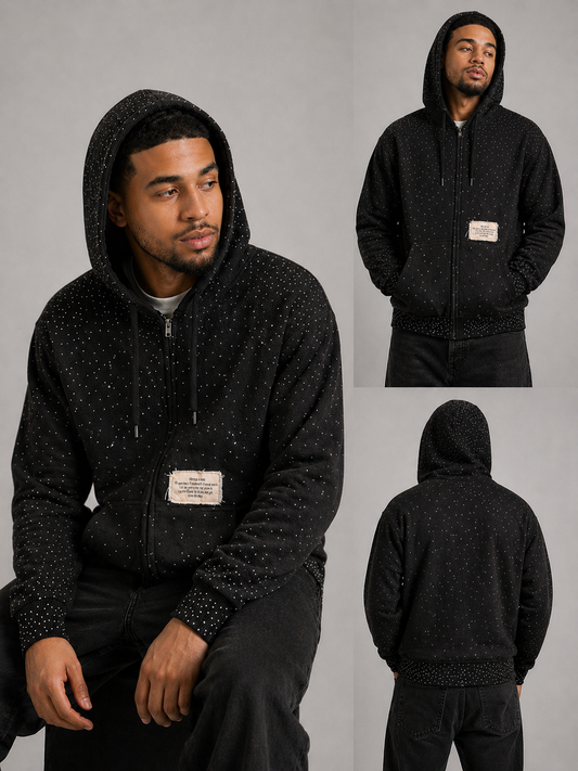 HEAVENLY STONE ZIP HOODIE