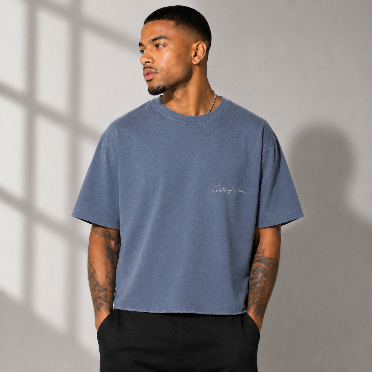 The “G” Collection drop sleeve boxy fit Tee