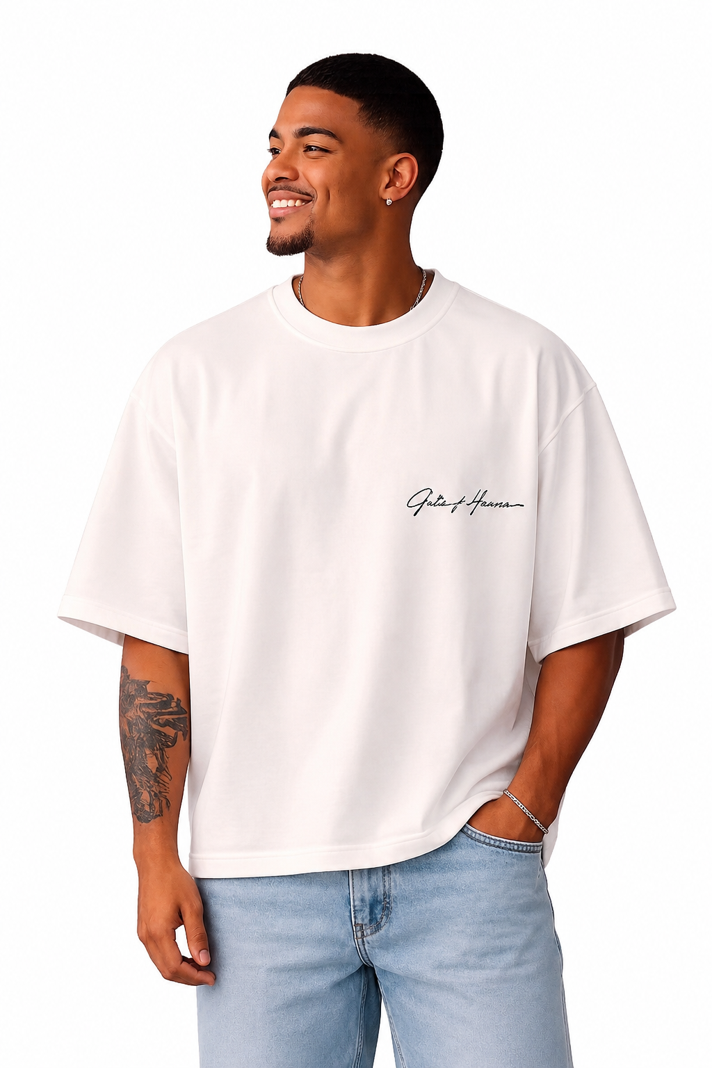 GATES OF HEAVEN — ANGEL SKY TEE (VINTAGE WHITE)
